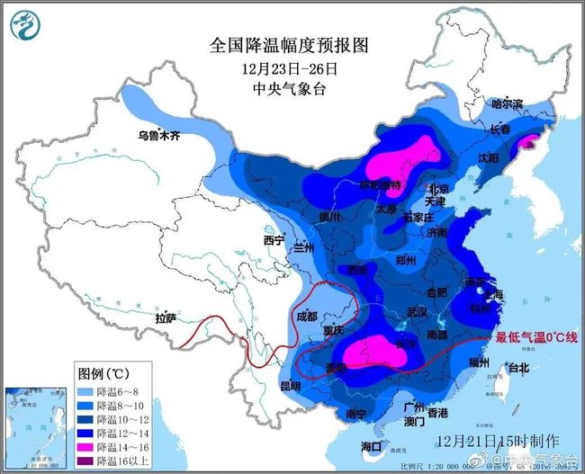 棉褲預(yù)警！諸城-11℃＋雪冷空氣年底“放大招”！還有重要提醒